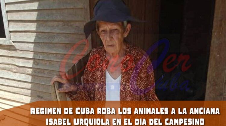 Régimen de Cuba roba animales de anciana cubana