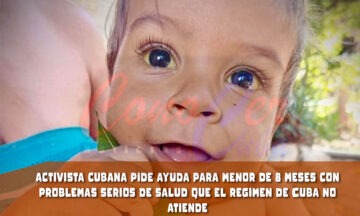 activista cubana denuncia la falta de atención a niño cubano