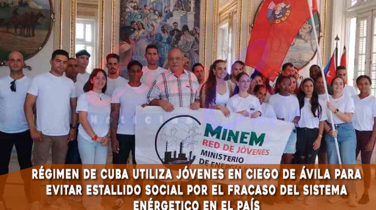 régimen de Cuba utiliza jóvenes para evitar estallido social
