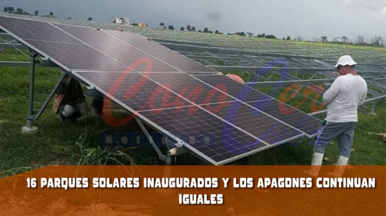 UNE continua con el cuento de los parques solares con extensos apagones