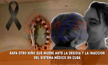 Rafa fue velado en medio de un apagón