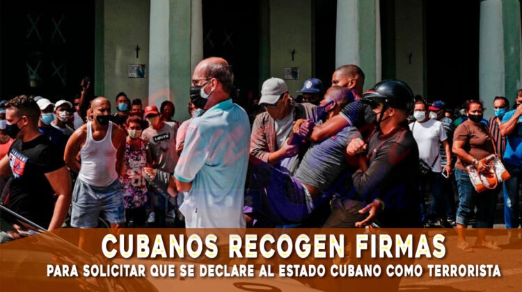 Régimen de Cuba debe ser considerado como un estado terrorista