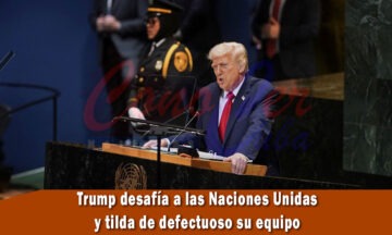 Trump desafía a las Naciones Unidas