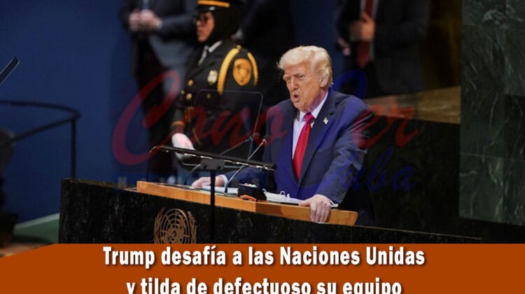 Trump desafía a las Naciones Unidas