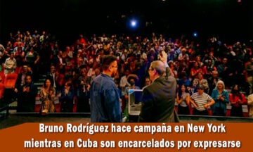 Canciller Bruno Rodríguez hace campaña en New York algo que no le es permitido a los cubanos