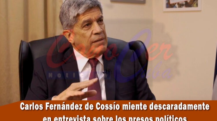 Vicecanciller cubano miente descaradamente en entrevista