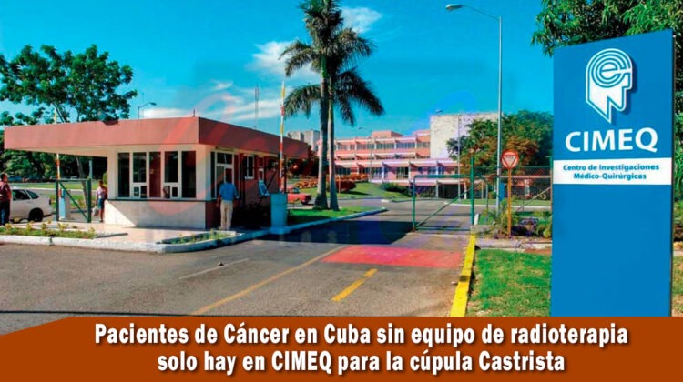 pacientes de cáncer en Cuba sin equipos de radioterapia
