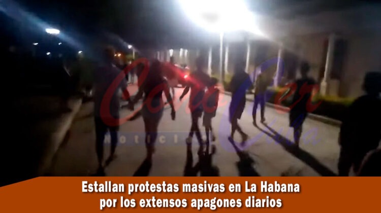 Estallan protestas en cuba por los apagones