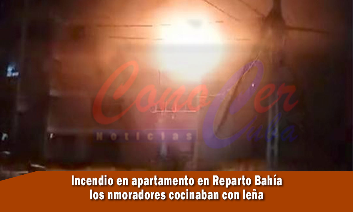 Incendio en Habana de Este en pleno apagón