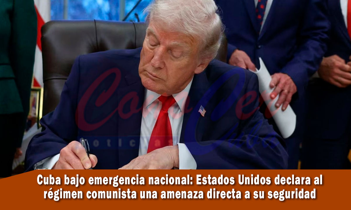 Trump declara a Cuba como peligro de seguridad nacional