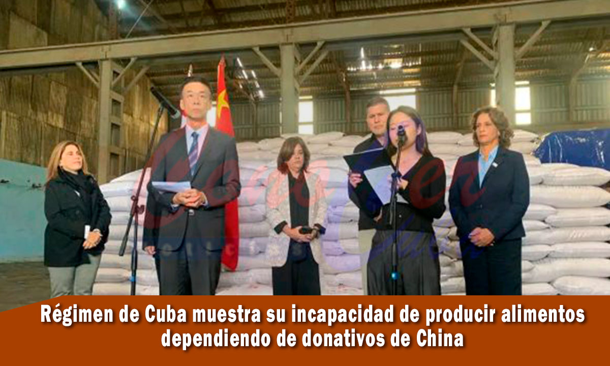 Dependencia de Cuba de China para sobrevivir