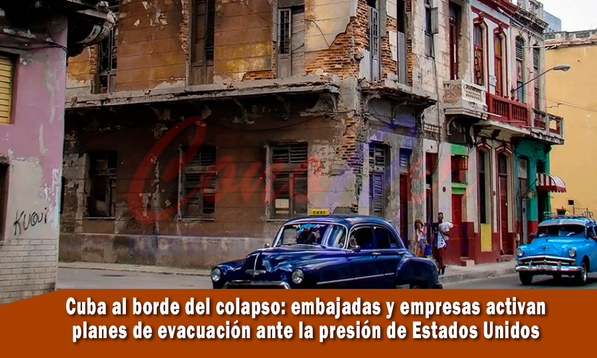 Embajadas en cuba activan planes de evacuación