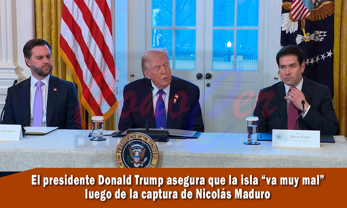 Trump afirma que la economía de Cuba está muy mal con la detención de Maduro
