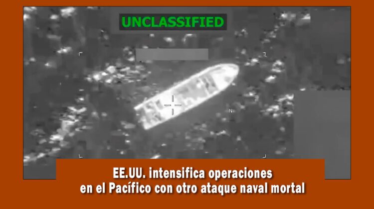 EE.UU. abate otra lancha del narcotráfico