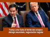 Trump asegura que hay diálogos con Cuba
