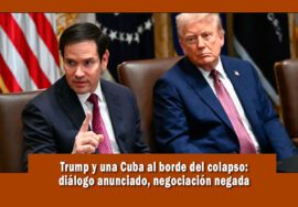 Trump asegura que hay diálogos con Cuba