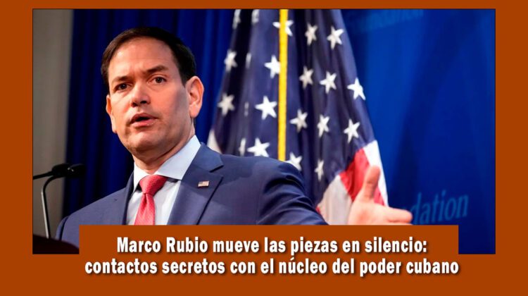 Marco rubio mantiene negociaciones con el Cangrejo, nieto de Raúl Castro