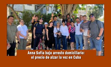 Anna Sofía en arresto domiciliario por alzar su voz en Cuba
