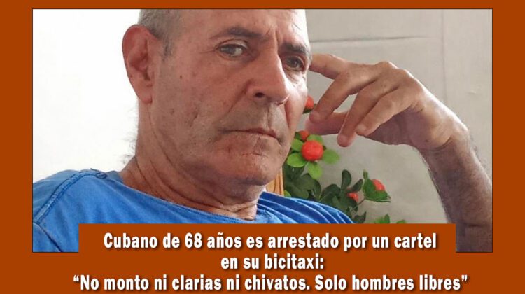 Cubano es arrestado por negarse a montar Clarias y chivatos en su bicitaxi