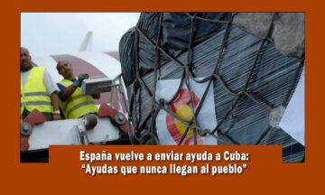 España envía ayuda a Cuba