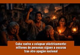 Cuba a oscuras por ineptitud del régimen comunista