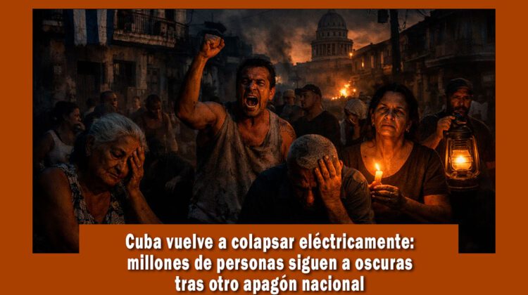 Cuba a oscuras por ineptitud del régimen comunista