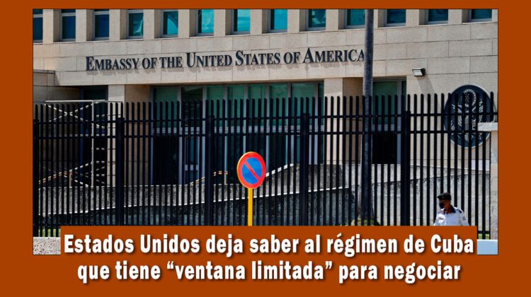Estados Unidos presiona al régimen de Cuba