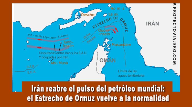 Irán reabre estrecho de Ormuz