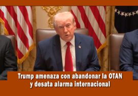 Trump amenaza con salirse de la OTAN