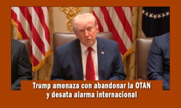 Trump amenaza con salirse de la OTAN
