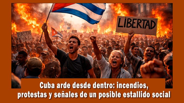 Incendios y protestas en Cuba indicios de un estallido social