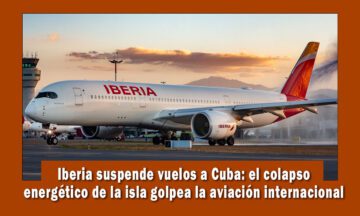 Iberia suspende vuelos a Cuba