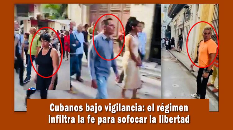Activistas cubanos udentifican a represores de la dictadura cubana en las procesiones religiosas