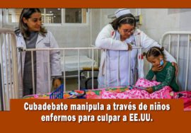 Cubadebate manipula utilizando niños enfermos
