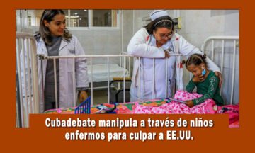 Cubadebate manipula utilizando niños enfermos