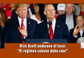 Rick Scott asegura que el régimen cubano tiene que caer