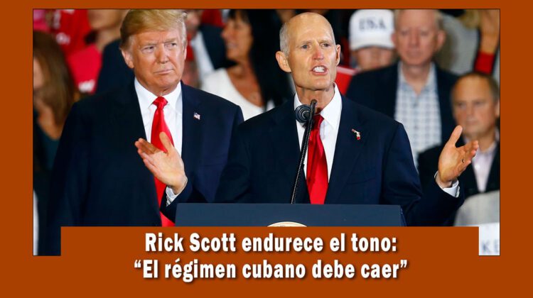 Rick Scott asegura que el régimen cubano tiene que caer