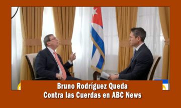 Bruno Rodríguez con su acostumbrada cantinflada y sin respuestas