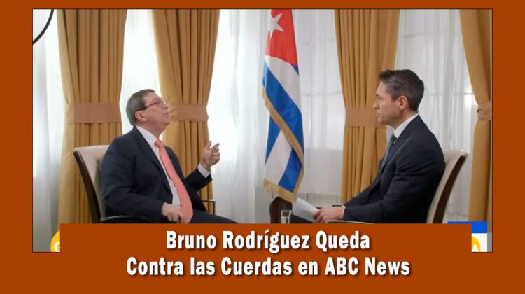 Bruno Rodríguez con su acostumbrada cantinflada y sin respuestas