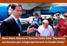 Marco rubio arremete contra el régimen cubano