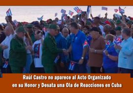 Raúl Castro no aparece en acto en su honor