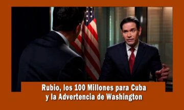 Marco rubio advierte al régimen de Cuba sobre 100 millones en donaciones