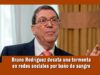 cubanos responden a Bruno Rodríguez en X