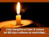 Crisis energetica en Cuba, deja a millones sin luz