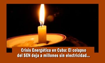 Crisis energetica en Cuba, deja a millones sin luz