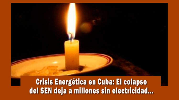 Crisis energetica en Cuba, deja a millones sin luz