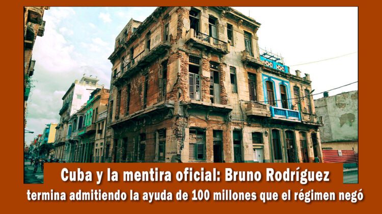 Régimen de Cuba admite que es verdad la ayuda de 100 millones de dólares de Estados Unidos
