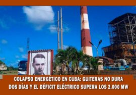 colapso eléctrico en cuba la Guiteras no dura dos días