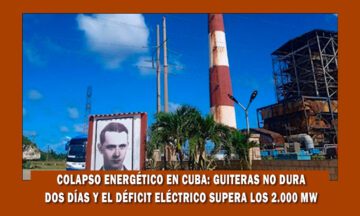 colapso eléctrico en cuba la Guiteras no dura dos días