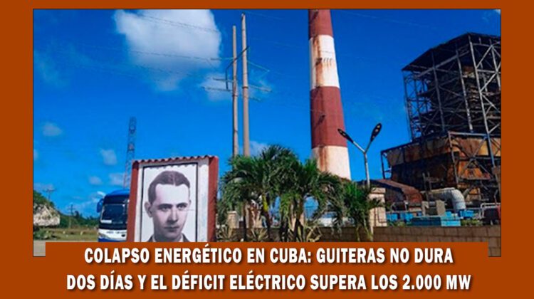 colapso eléctrico en cuba la Guiteras no dura dos días